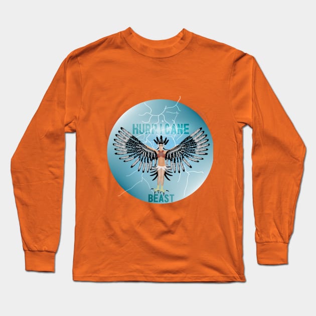 Harpy - "The Hurricane Beast" Long Sleeve T-Shirt by Zealjagan